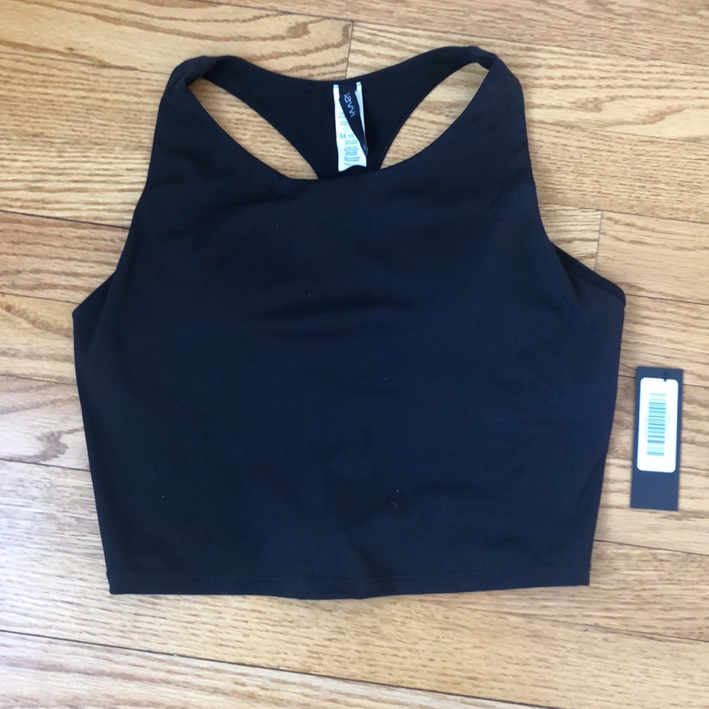 Savvi Element Crop Top Black Large